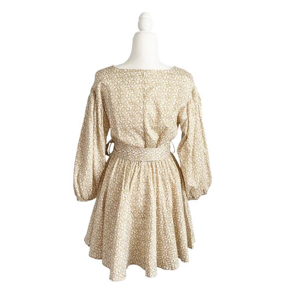 Andamane Doina Mini Dress Small Tan NEW - Picture 5 of 9